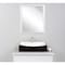 Novatto Black and White Porcelain Bath Sink with Faucet Hole, No Overflow NP-01134BW - alternate 4